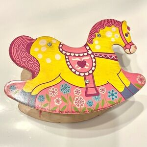 VINTAGE 1976 MATTEL Rocking Horse For Doll